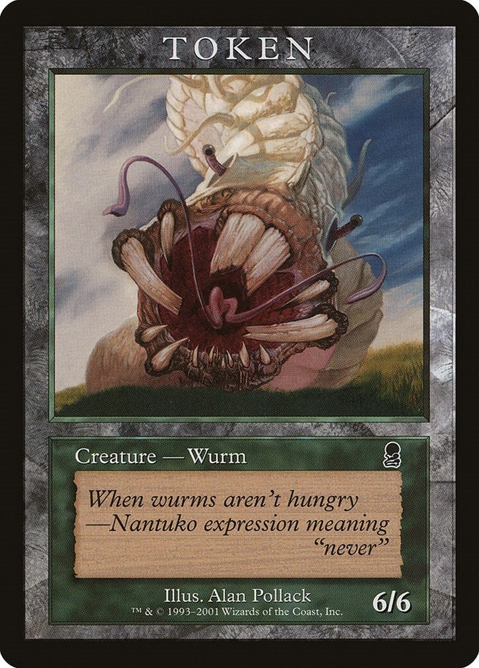 Image for Wurm Token (ODY) (MPRP) - Magic: The Gathering