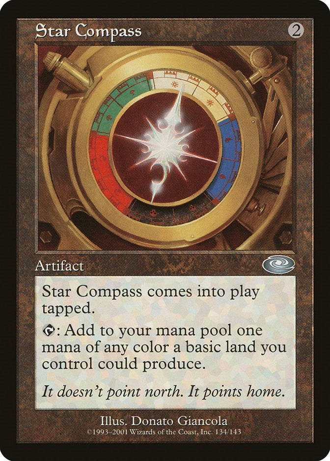 Image for Star Compass (134) (PLS) - Magic: The Gathering