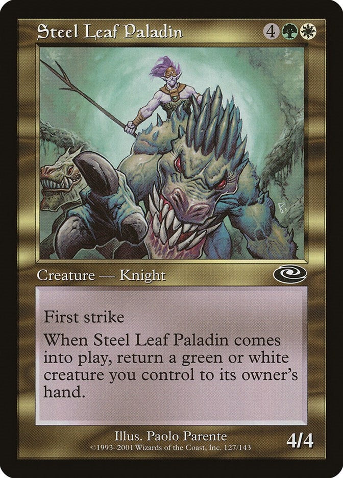 Image for Steel Leaf Paladin (127) (PLS) - Magic: The Gathering