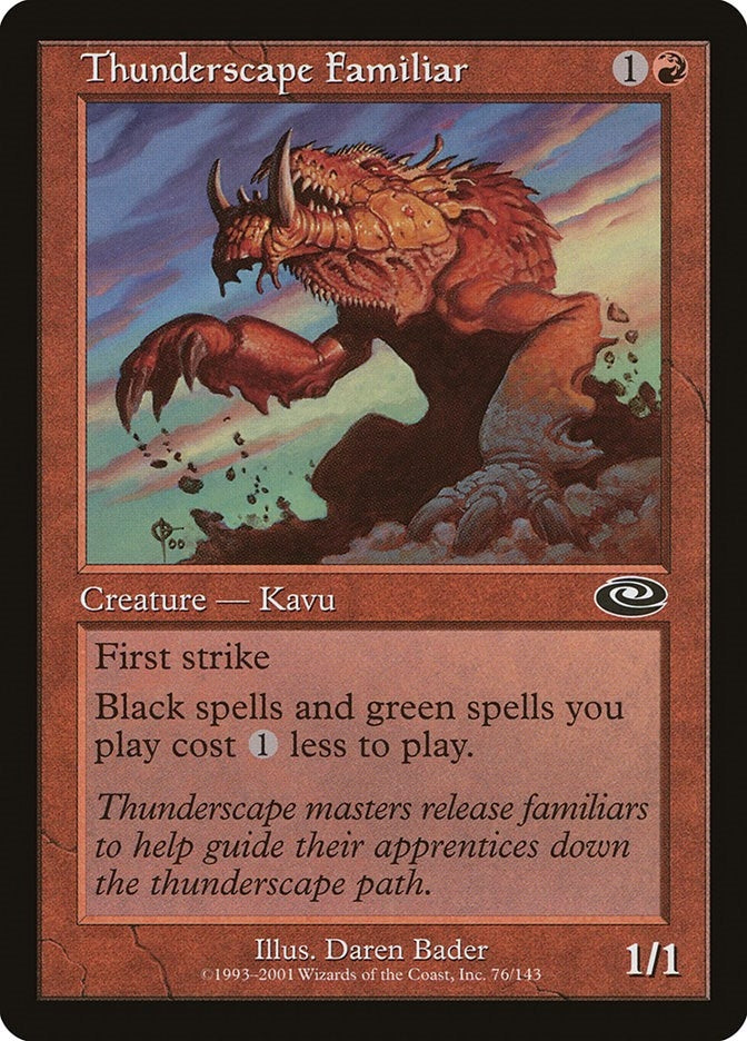 Image for Thunderscape Familiar (76) (PLS) - Magic: The Gathering