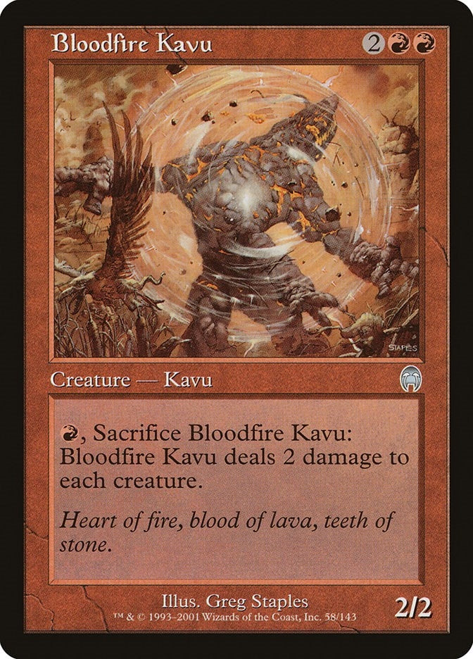 Image for Bloodfire Kavu (58) (APC) - Magic: The Gathering
