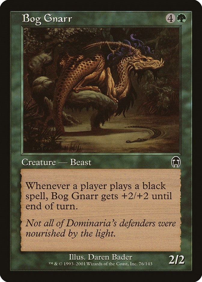 Image for Bog Gnarr (76) (APC) - Magic: The Gathering