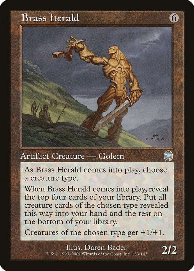 Image for Brass Herald (133) (APC) - Magic: The Gathering