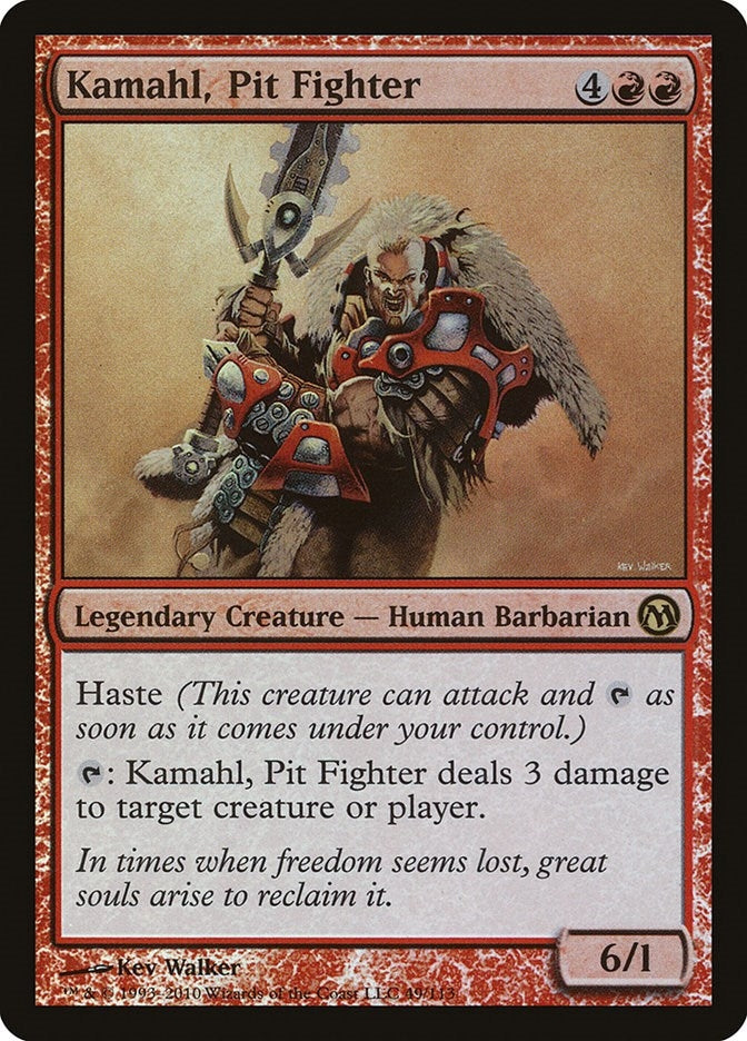 Image for Kamahl, Pit Fighter (49) (DPA) - Magic: The Gathering