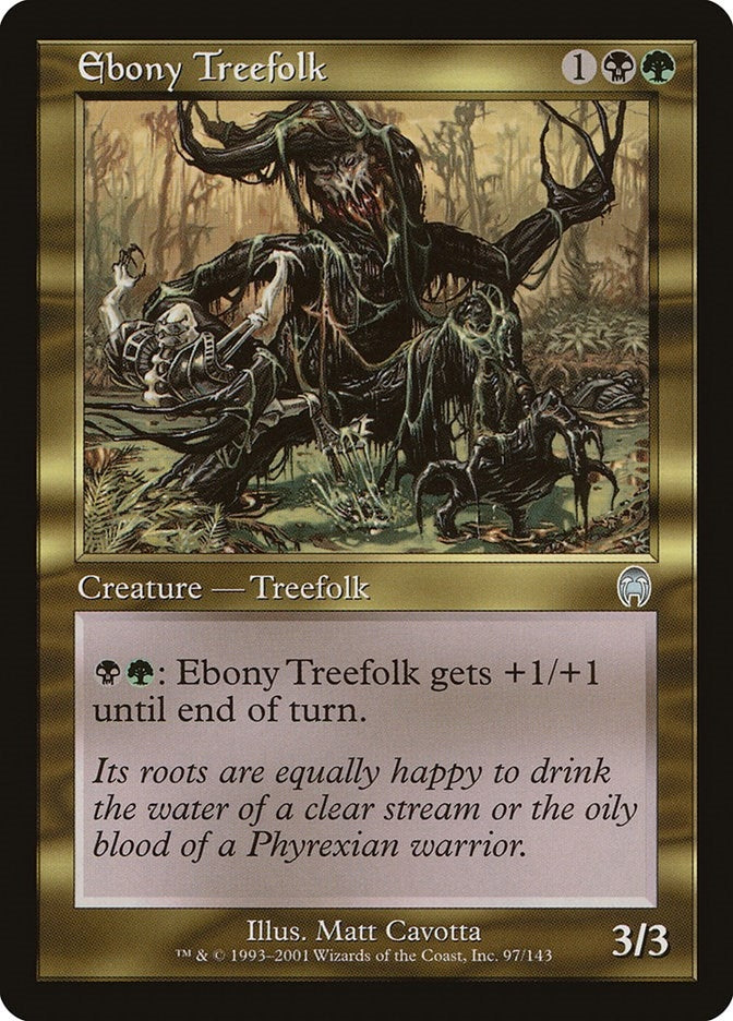 Image for Ebony Treefolk (97) (APC) - Magic: The Gathering