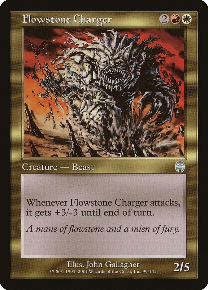 Image for Flowstone Charger (99) (APC) - Magic: The Gathering