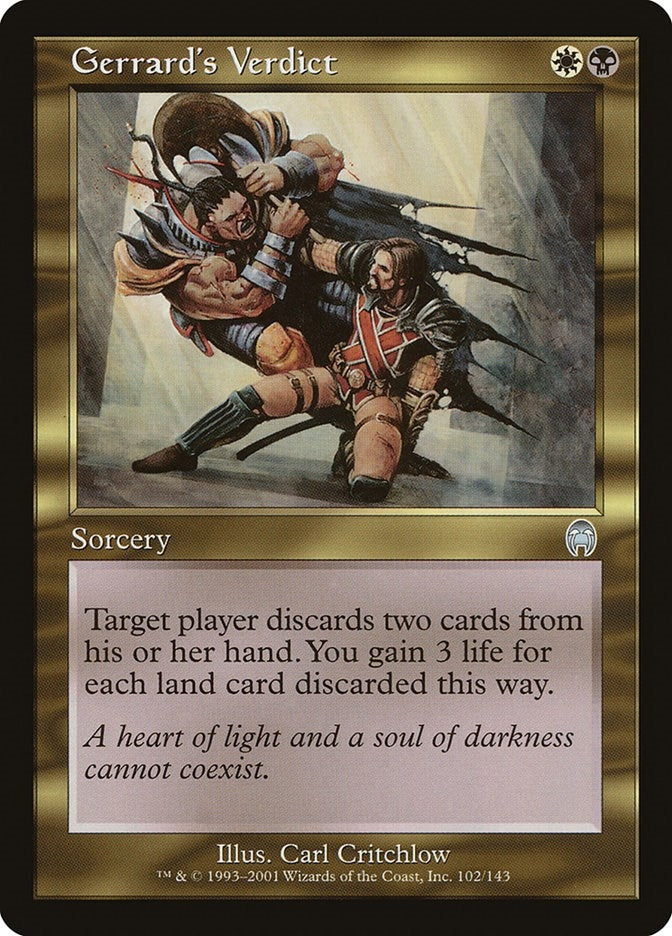 Image for Gerrard's Verdict (102) (APC) - Magic: The Gathering