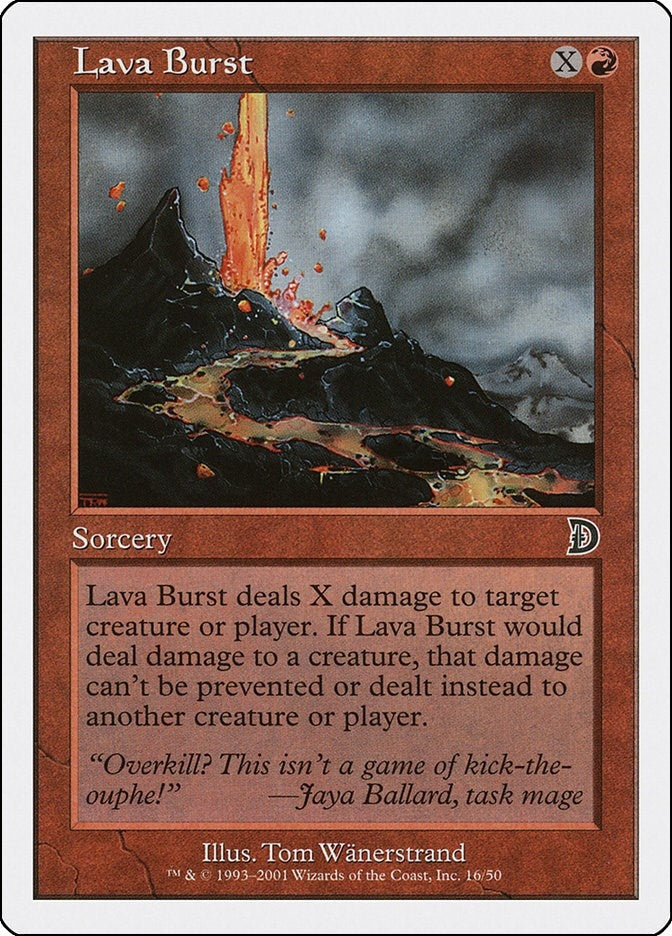 Image for Lava Burst (16) (DKM) - Magic: The Gathering