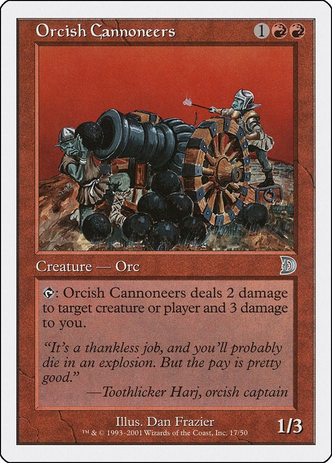 Image for Orcish Cannoneers (17) (DKM) - Magic: The Gathering