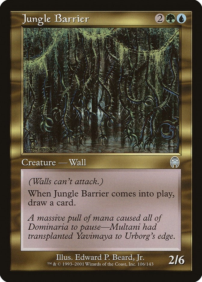 Image for Jungle Barrier (106) (APC) - Magic: The Gathering