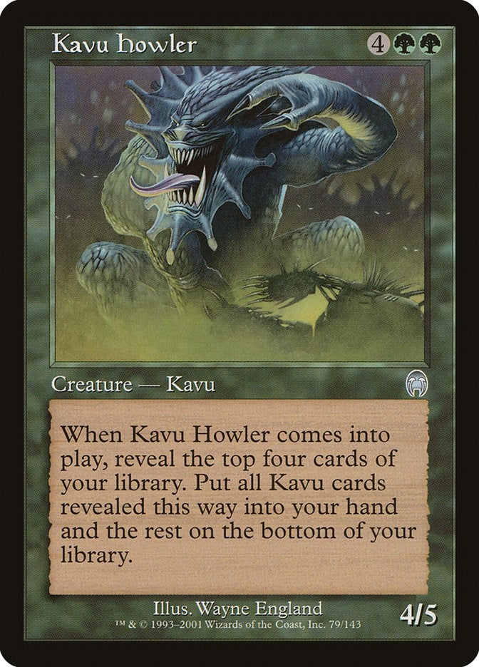 Image for Kavu Howler (79) (APC) - Magic: The Gathering