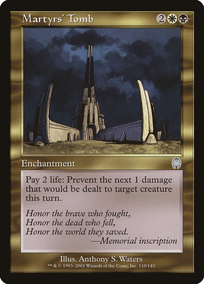 Image for Martyrs' Tomb (110) (APC) - Magic: The Gathering