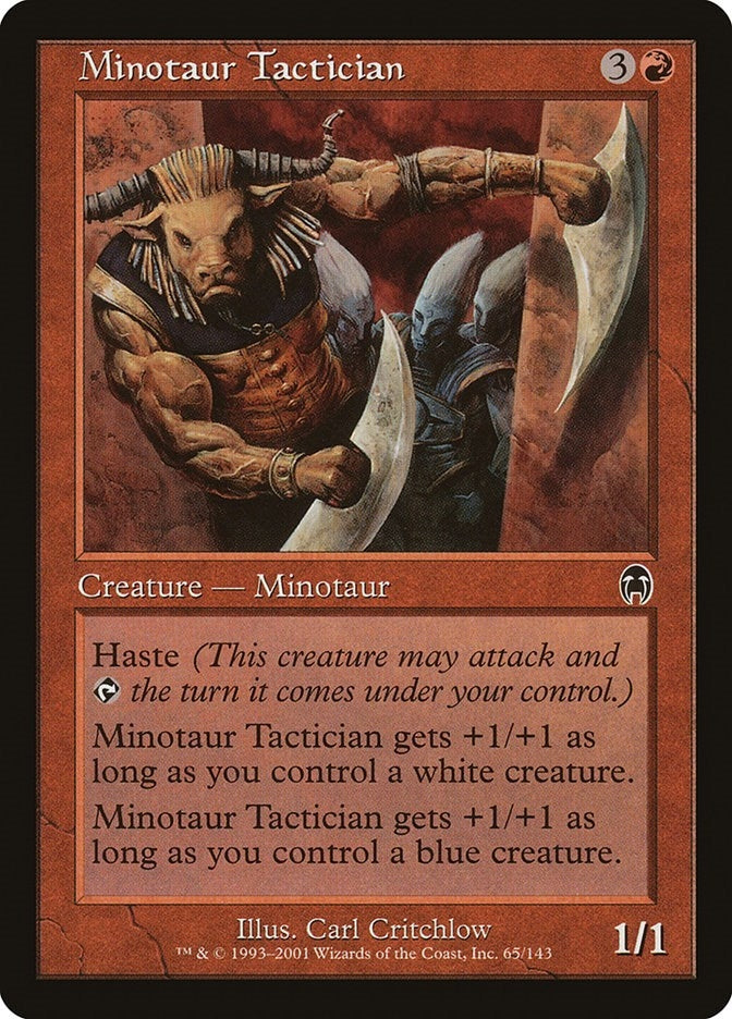 Image for Minotaur Tactician (65) (APC) - Magic: The Gathering
