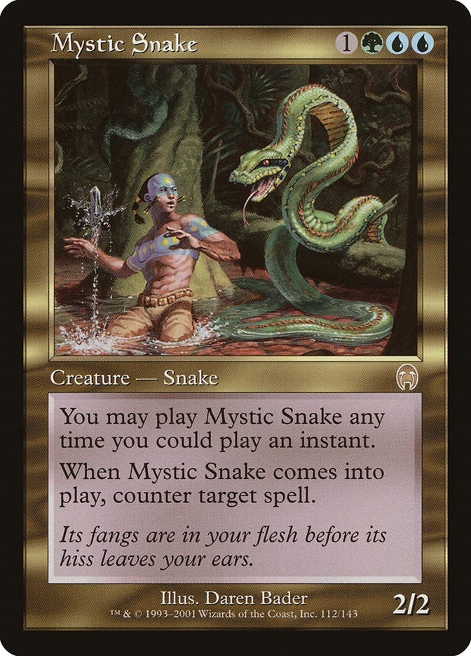 Image for Mystic Snake (112) (APC) - Magic: The Gathering