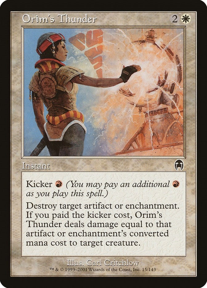 Image for Orim's Thunder (15) (APC) - Magic: The Gathering