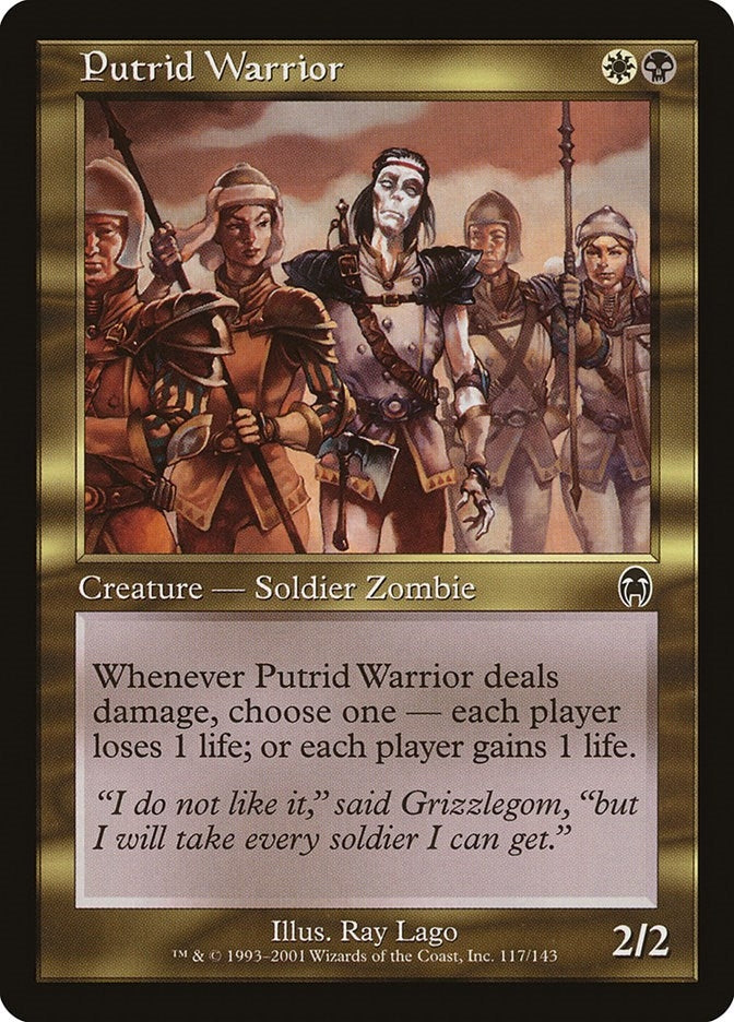 Image for Putrid Warrior (117) (APC) - Magic: The Gathering