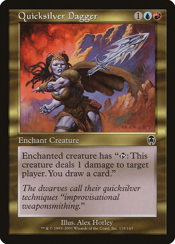 Image for Quicksilver Dagger (118) (APC) - Magic: The Gathering