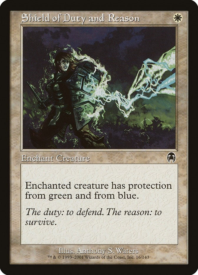 Image for Shield of Duty and Reason (16) (APC) - Magic: The Gathering