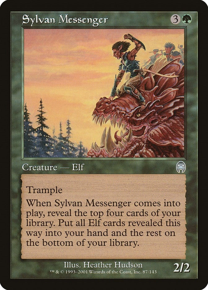 Image for Sylvan Messenger (87) (APC) - Magic: The Gathering