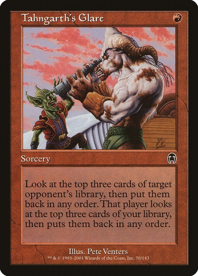 Image for Tahngarth's Glare (70) (APC) - Magic: The Gathering