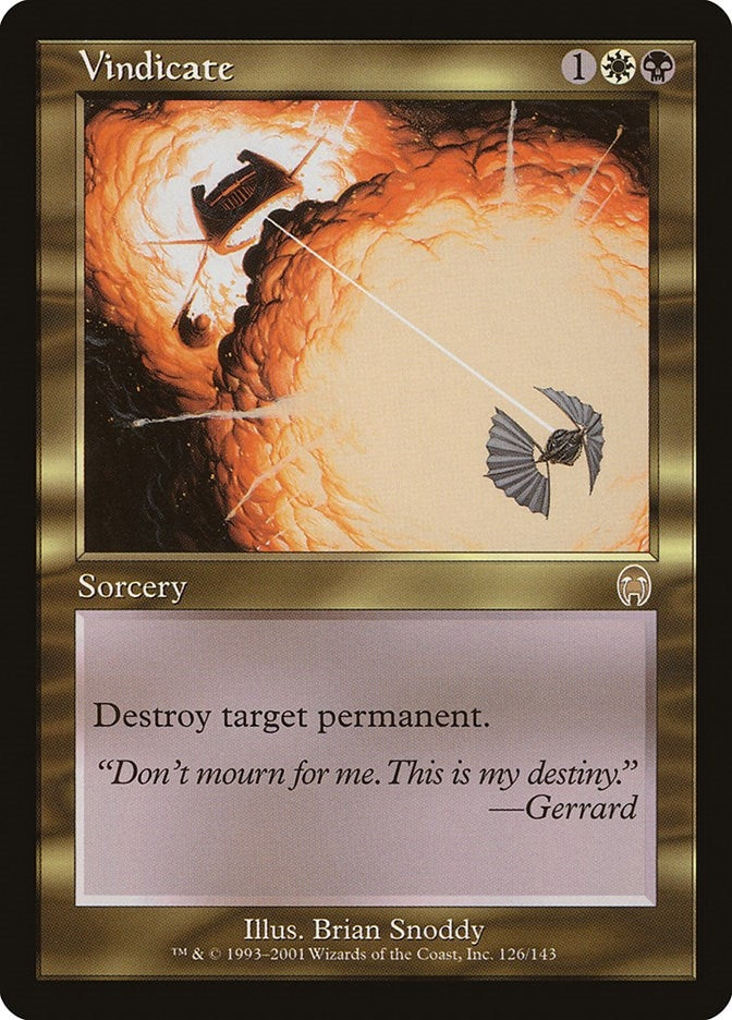 Image for Vindicate (126) (APC) - Magic: The Gathering