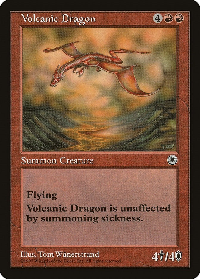 Image for Volcanic Dragon (POR) - Magic: The Gathering