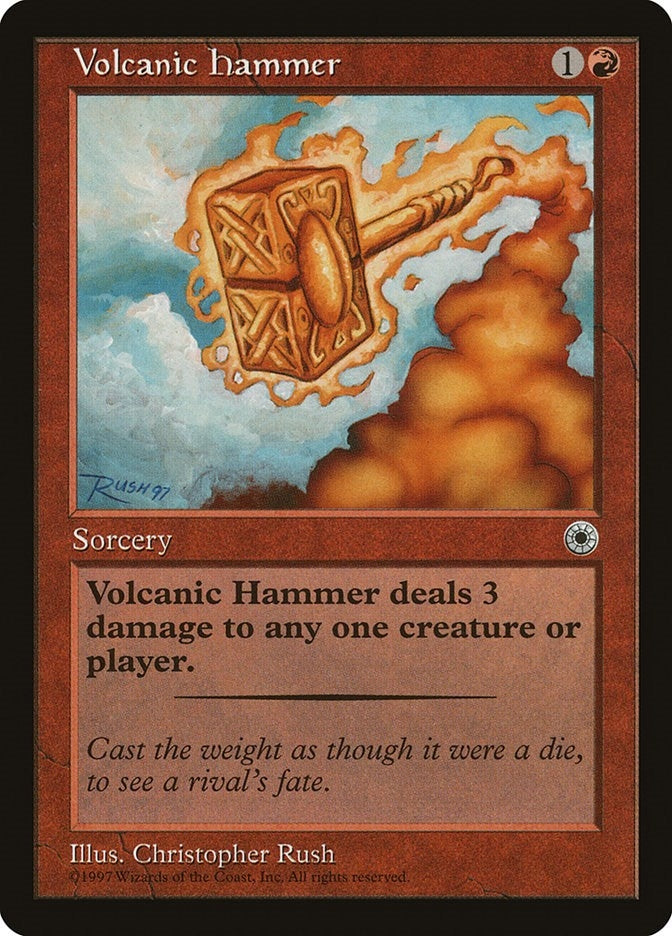 Image for Volcanic Hammer (POR) - Magic: The Gathering