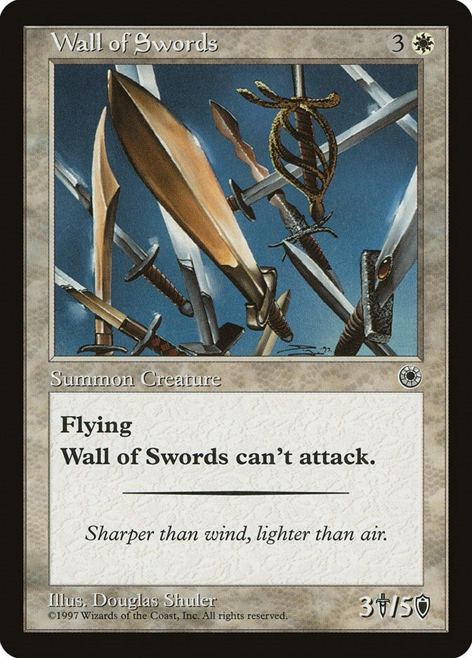 Image for Wall of Swords (POR) - Magic: The Gathering