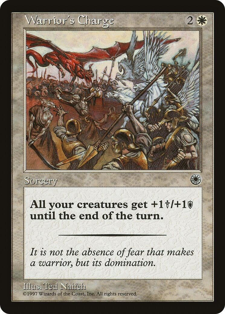 Image for Warrior's Charge (Flavor Text) (POR) - Magic: The Gathering
