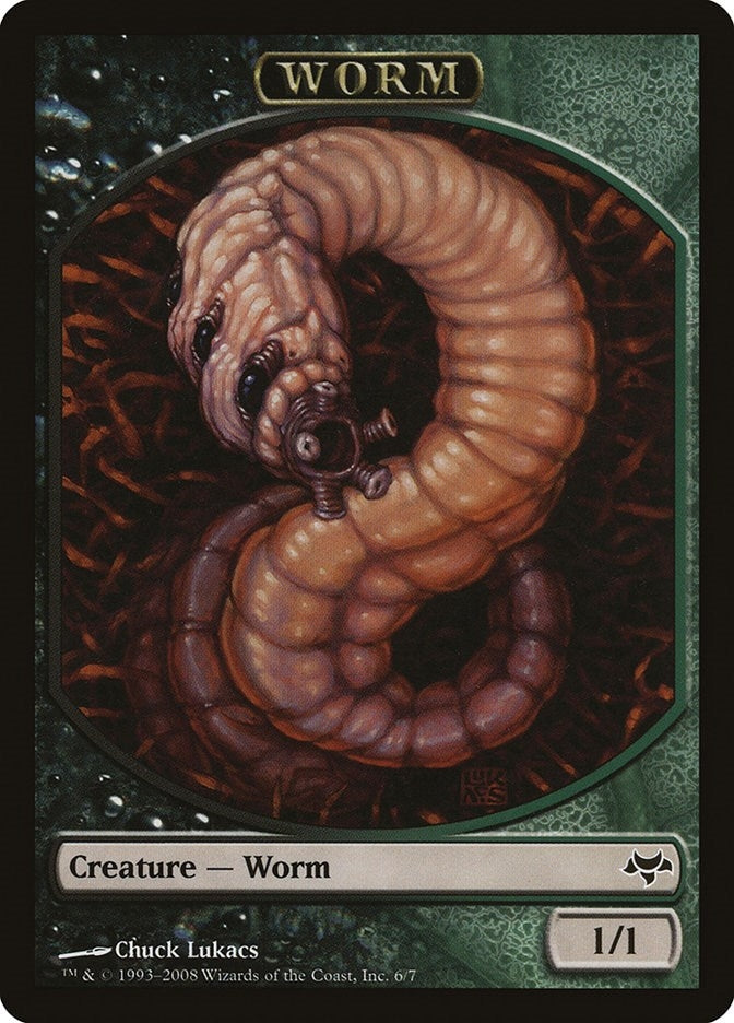 Image for Worm Token (6) (EVE) - Magic: The Gathering