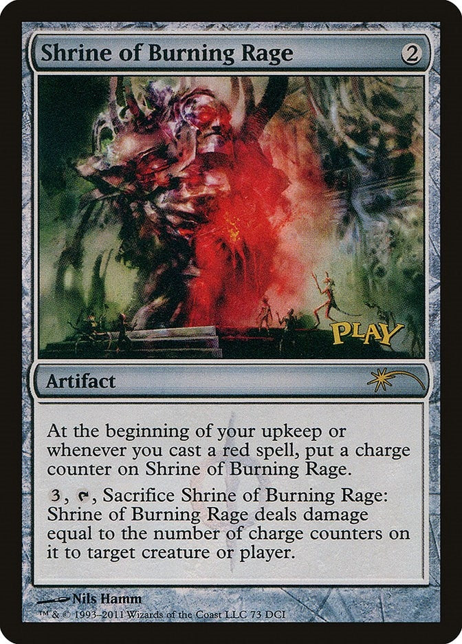 Image for Shrine of Burning Rage (73) (WPN) - Magic: The Gathering
