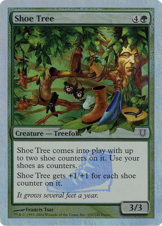 Image for Shoe Tree (Alternate Foil) (109) (UNH) - Magic: The Gathering