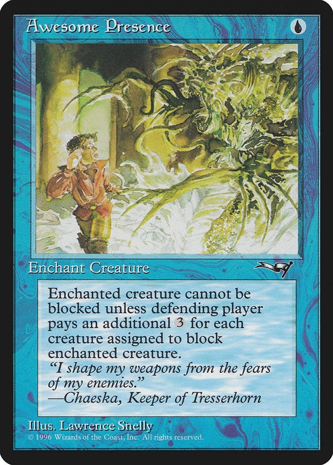 Image for Awesome Presence (Man Being Chased) (35) (ALL) - Magic: The Gathering