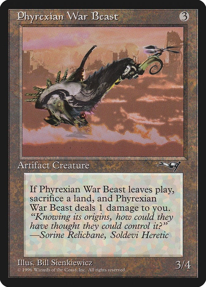 Image for Phyrexian War Beast (Facing Right) (170) (ALL) - Magic: The Gathering