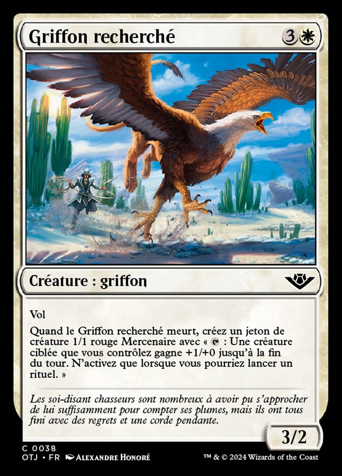 Wanted Griffin