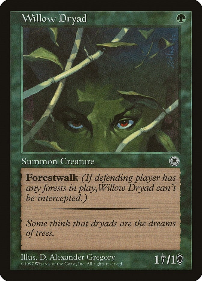 Image for Willow Dryad (POR) - Magic: The Gathering
