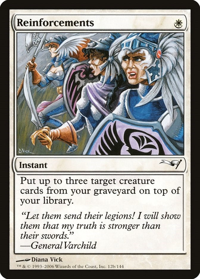 Image for Reinforcements (Version 2) (12b) (CTD) - Magic: The Gathering