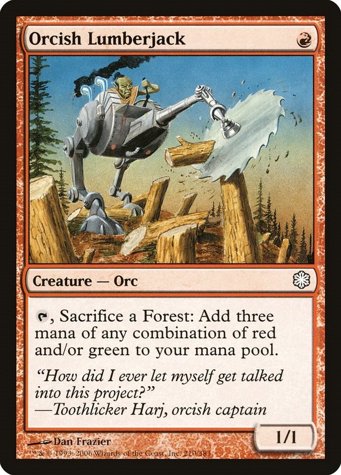 Image for Orcish Lumberjack (210) (CTD) - Magic: The Gathering