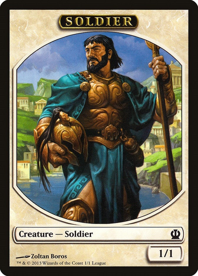 Image for Soldier Token (Theros) (1) (LEP) - Magic: The Gathering
