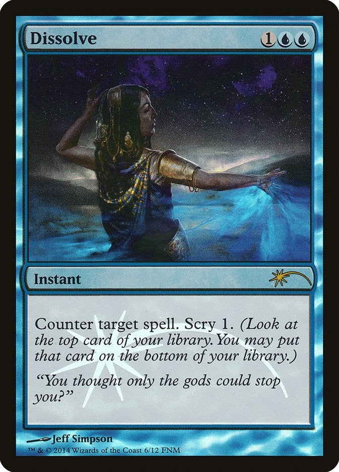 Image for Dissolve (6) (FNM) - Magic: The Gathering