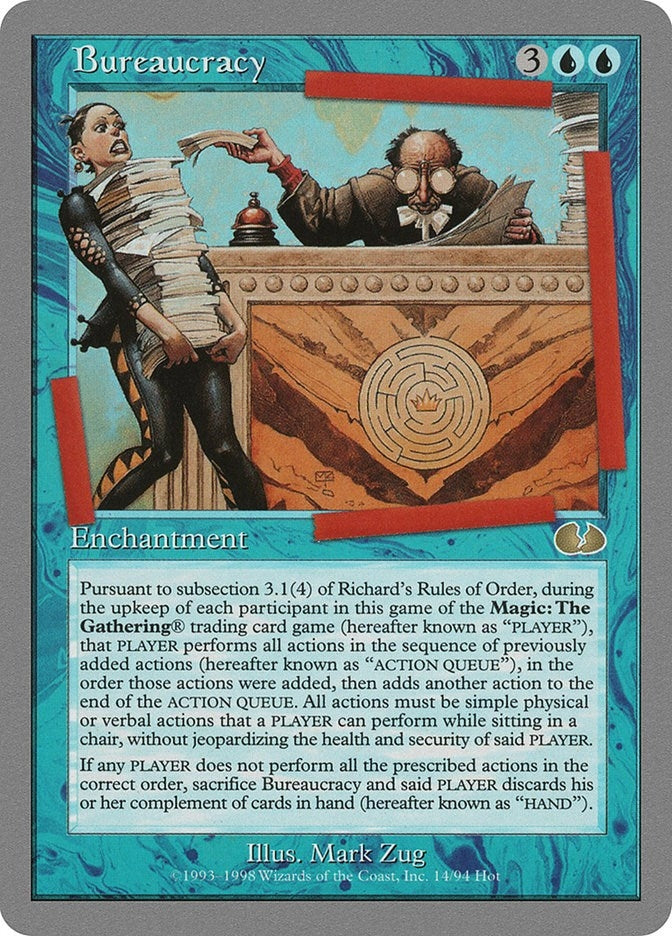Image for Bureaucracy (14) (UGL) - Magic: The Gathering