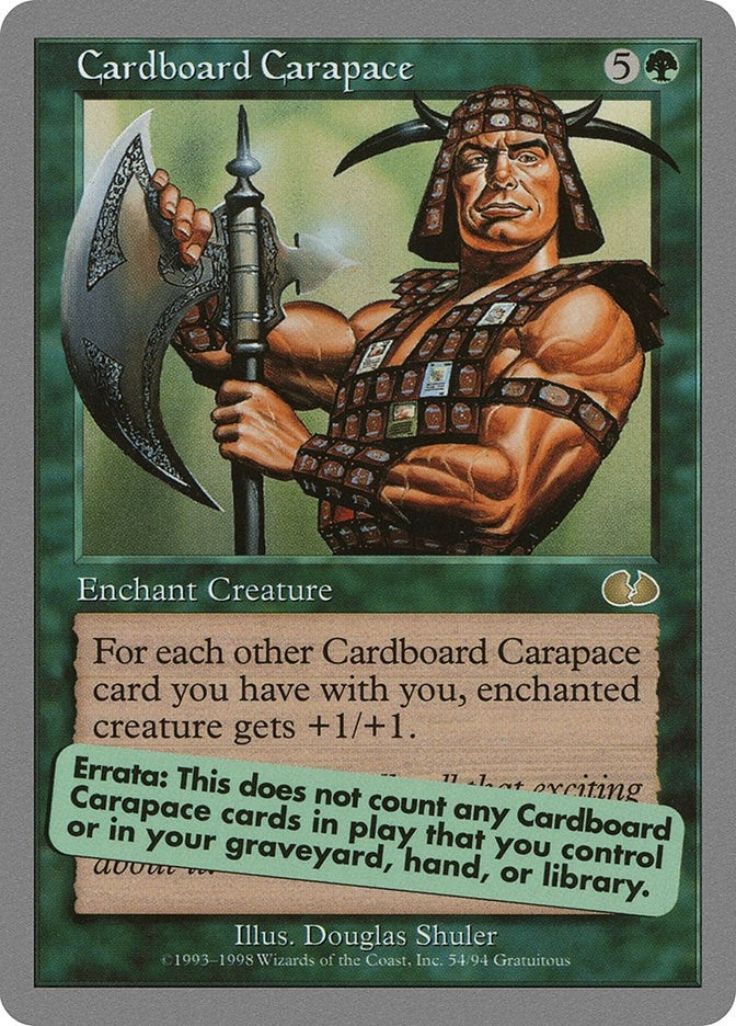 Image for Cardboard Carapace (54) (UGL) - Magic: The Gathering