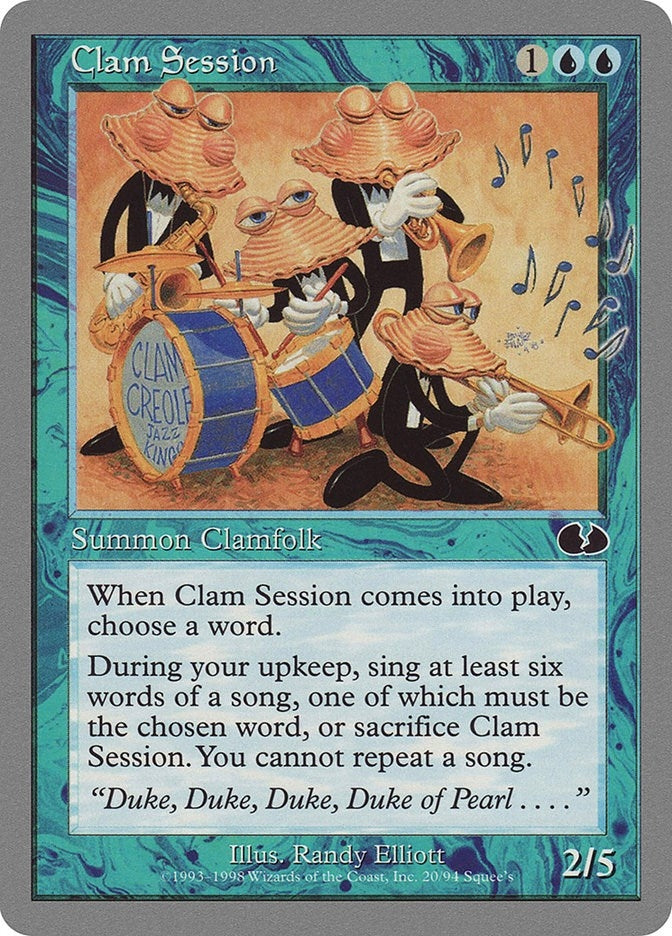 Image for Clam Session (20) (UGL) - Magic: The Gathering