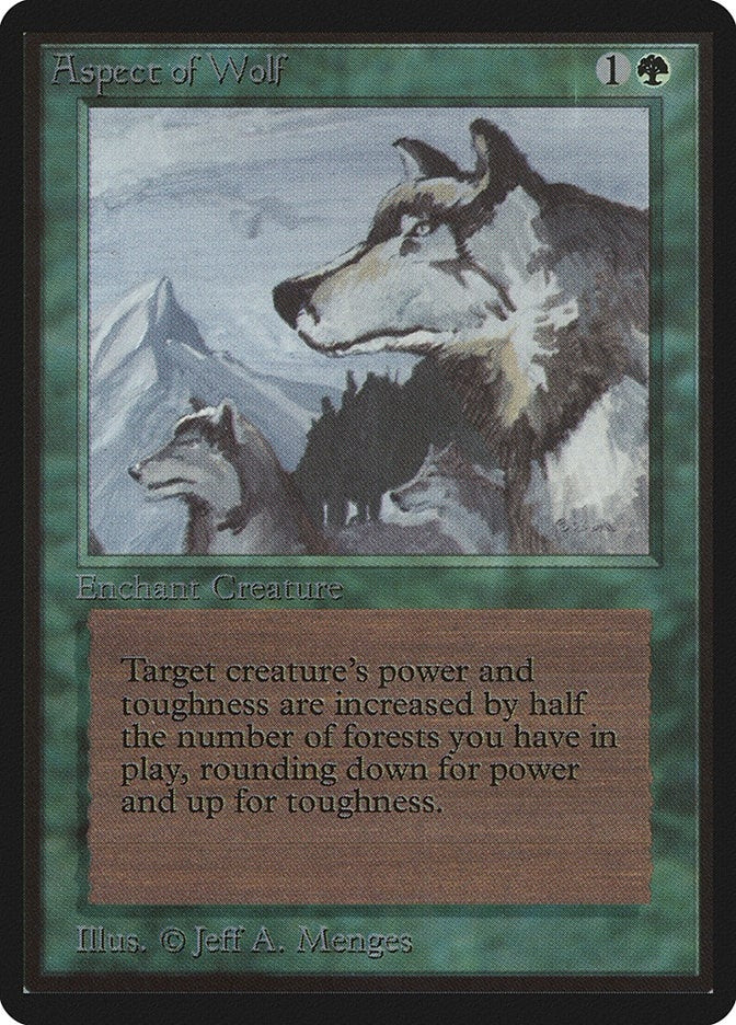 Image for Aspect of Wolf (LEB) - Magic: The Gathering