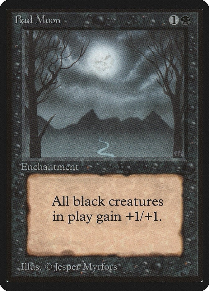 Image for Bad Moon (LEB) - Magic: The Gathering