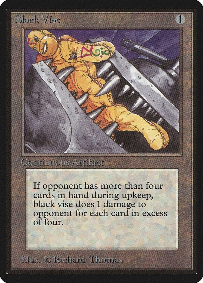 Image for Black Vise (LEB) - Magic: The Gathering