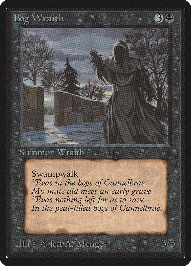 Image for Bog Wraith (LEB) - Magic: The Gathering