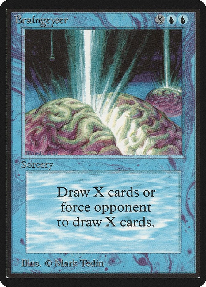 Image for Braingeyser (LEB) - Magic: The Gathering
