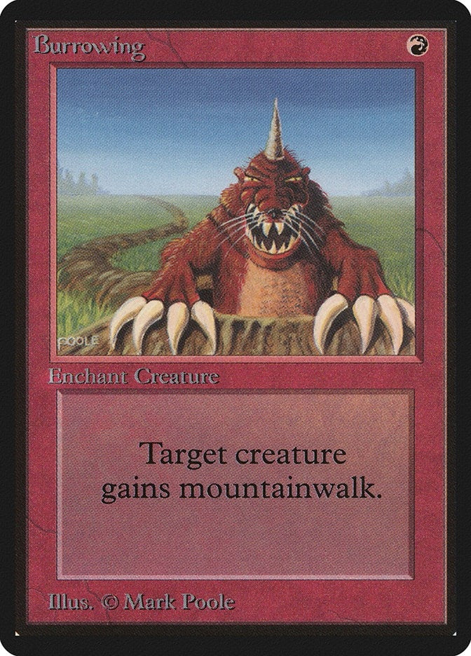 Image for Burrowing (LEB) - Magic: The Gathering
