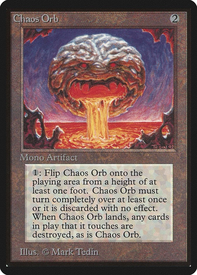 Image for Chaos Orb (LEB) - Magic: The Gathering